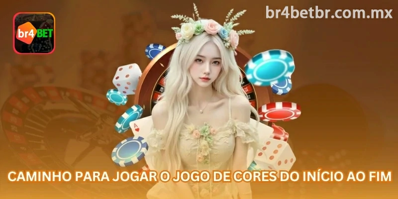 Caminho para jogar Color Game do início ao fim: escolha, aposta, rodada e resultado final.