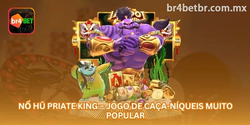 Pirate King online é um caça-níqueis com tema de piratas, rolos clássicos, 25 linhas de pagamento, símbolos especiais e possibilidade de jackpot.